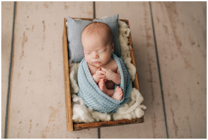 baby all wrapped up, Mckinney newborn photographer 