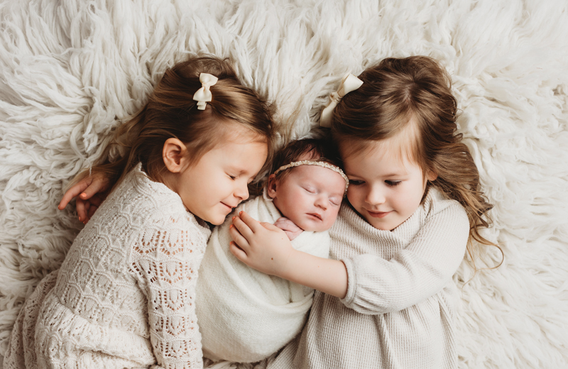 newborn and sibling photography session McKinney, TX